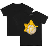 Pittsburgh Pirates Tiny Turnip Youth Baseball Bow T-Shirt | MLB Discount