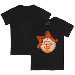 San Francisco Giants Tiny Turnip Youth Baseball Bow T-Shirt | MLB Online