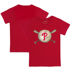 Philadelphia Phillies Tiny Turnip Youth Baseball Cross Bats T-Shirt | MLB US