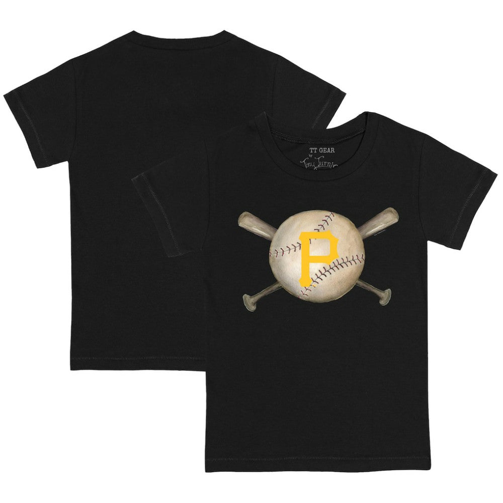 Pittsburgh Pirates Tiny Turnip Youth Baseball Cross Bats T-Shirt | MLB Outlet