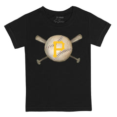 Pittsburgh Pirates Tiny Turnip Youth Baseball Cross Bats T-Shirt | MLB Outlet