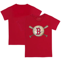 Boston Red Sox Tiny Turnip Youth Baseball Cross Bats T-Shirt | MLB On Sale