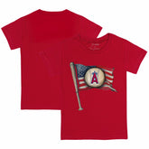 Los Angeles Angels Tiny Turnip Youth Baseball Flag T-Shirt | MLB For sale