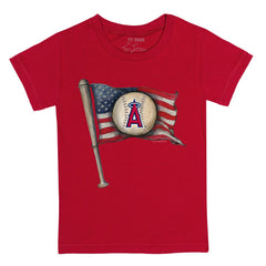 Los Angeles Angels Tiny Turnip Youth Baseball Flag T-Shirt | MLB For sale