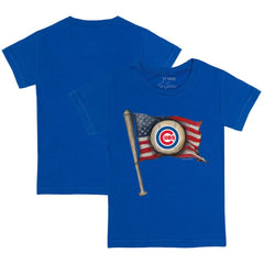 Chicago Cubs Tiny Turnip Youth Baseball Flag T-Shirt | MLB New