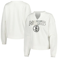 Brooklyn Nets Concepts Sport Women's Sunray Notch Neck Long Sleeve Top Discount