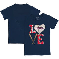 Cleveland Guardians Tiny Turnip Youth Baseball Love T-Shirt | MLB New