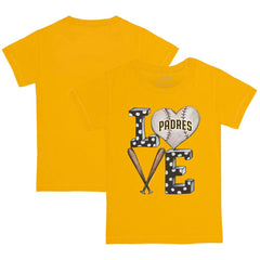 San Diego Padres Tiny Turnip Youth Baseball Love T-Shirt | MLB On Sale