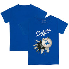 Los Angeles Dodgers Tiny Turnip Youth Baseball Tear T-Shirt | MLB New