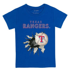 Texas Rangers Tiny Turnip Youth Baseball Tear T-Shirt | MLB On Sale