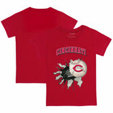 Cincinnati Reds Tiny Turnip Youth Baseball Tear T-Shirt | MLB For sale