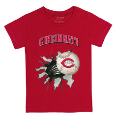 Cincinnati Reds Tiny Turnip Youth Baseball Tear T-Shirt | MLB For sale