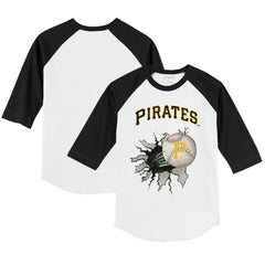 Pittsburgh Pirates Tiny Turnip Youth Baseball Tear 3/4-Sleeve Raglan T-Shirt | MLB Shop