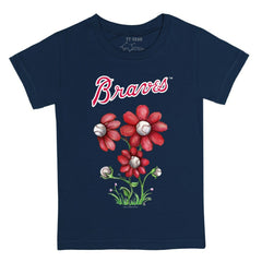 Atlanta Braves Tiny Turnip Youth Blooming Baseballs T-Shirt | MLB Sale