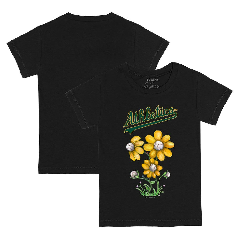 Athletics Tiny Turnip Youth Blooming Baseballs T-Shirt | MLB US