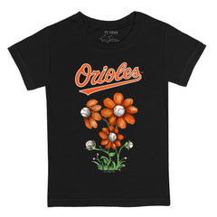 Baltimore Orioles Tiny Turnip Youth Blooming Baseballs T-Shirt | MLB On Sale