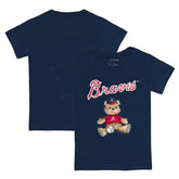 Atlanta Braves Tiny Turnip Youth Teddy Boy T-Shirt | MLB New