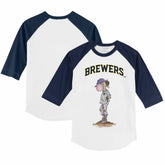 Milwaukee Brewers Tiny Turnip Youth Bubbles 3/4-Sleeve Raglan T-Shirt | MLB Near me