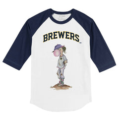 Milwaukee Brewers Tiny Turnip Youth Bubbles 3/4-Sleeve Raglan T-Shirt | MLB Near me