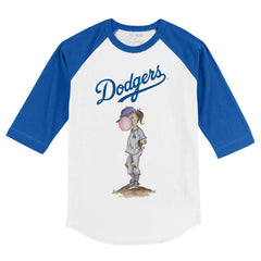 Los Angeles Dodgers Tiny Turnip Youth Bubbles 3/4-Sleeve Raglan T-Shirt | MLB For sale