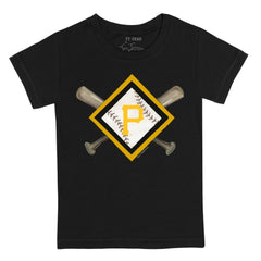 Pittsburgh Pirates Tiny Turnip Youth Diamond Cross Bats T-Shirt | MLB Shop
