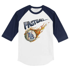 Tampa Bay Rays Tiny Turnip Youth Fastball 3/4-Sleeve Raglan T-Shirt | MLB Online