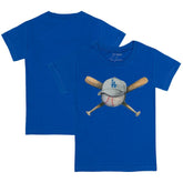 Los Angeles Dodgers Tiny Turnip Youth Hat Crossbats T-Shirt | MLB Shop