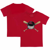 Cincinnati Reds Tiny Turnip Youth Hat Crossbats T-Shirt | MLB On Sale