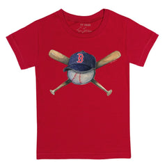 Boston Red Sox Tiny Turnip Youth Hat Crossbats T-Shirt | MLB Discount
