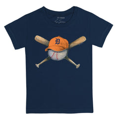 Detroit Tigers Tiny Turnip Youth Hat Crossbats T-Shirt | MLB For sale