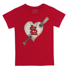 St. Louis Cardinals Tiny Turnip Youth Heart Bat T-Shirt | MLB For sale