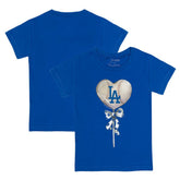 Los Angeles Dodgers Tiny Turnip Youth Heart Lolly T-Shirt | MLB New