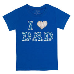 Los Angeles Dodgers Tiny Turnip Youth I Love Dad T-Shirt | MLB Sale