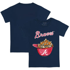 Atlanta Braves Tiny Turnip Youth Nacho Helmet T-Shirt | MLB Outlet