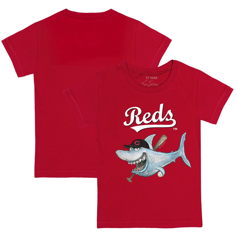 Cincinnati Reds Tiny Turnip Youth Shark T-Shirt | MLB US