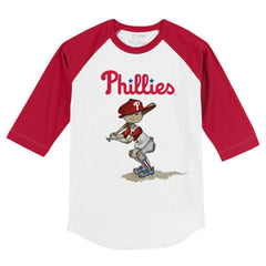 Philadelphia Phillies Tiny Turnip Youth Slugger 3/4-Sleeve Raglan T-Shirt | MLB Online