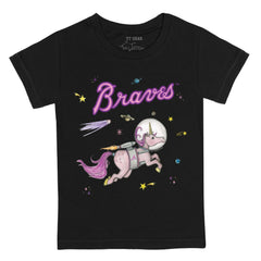 Atlanta Braves Tiny Turnip Youth Space Unicorn T-Shirt | MLB US