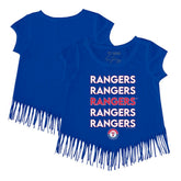 Texas Rangers Tiny Turnip Girls Youth Stacked Fringe T-Shirt | MLB Near me