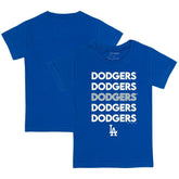 Los Angeles Dodgers Tiny Turnip Youth Stacked T-Shirt | MLB New