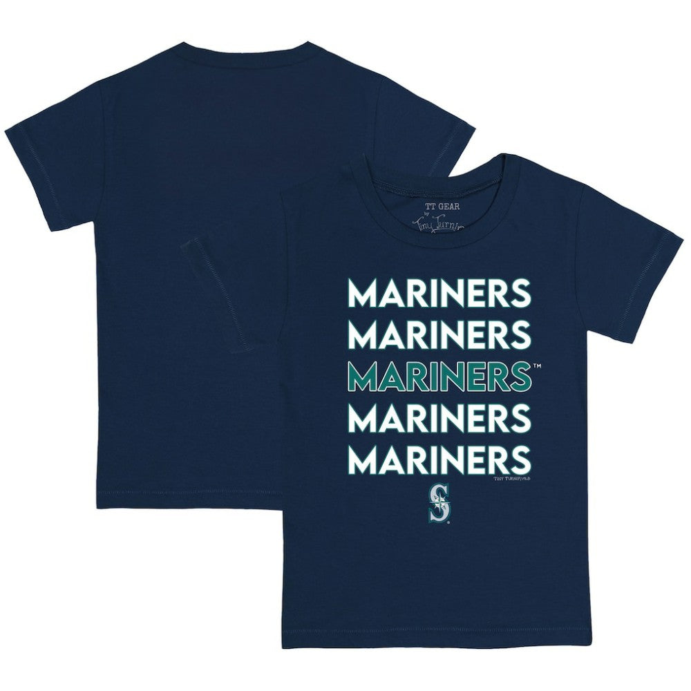 Seattle Mariners Tiny Turnip Youth Stacked T-Shirt | MLB Discount