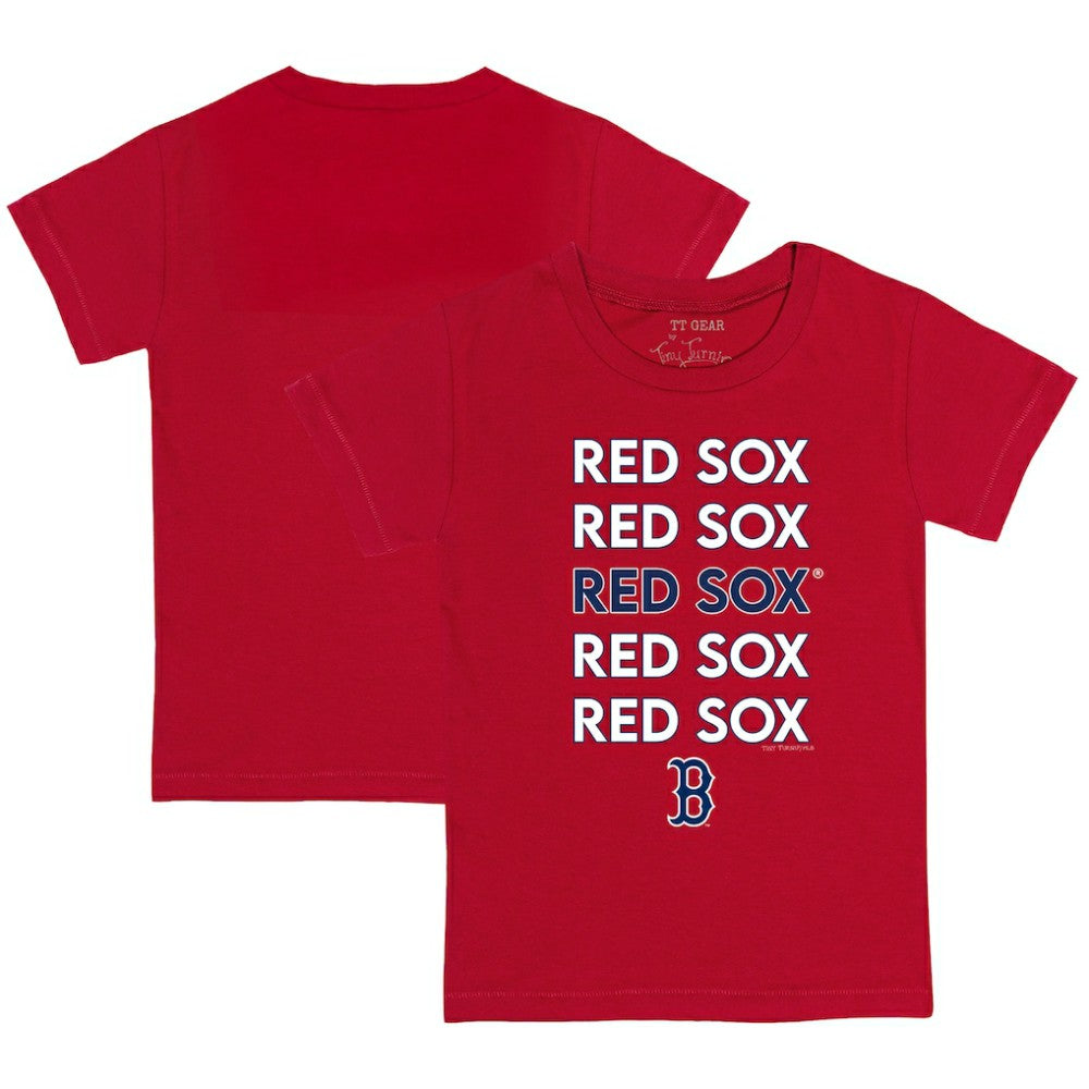 Boston Red Sox Tiny Turnip Youth Stacked T-Shirt | MLB For sale