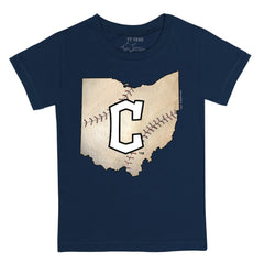 Cleveland Guardians Tiny Turnip Youth State Outline T-Shirt | MLB Near me