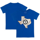 Texas Rangers Tiny Turnip Youth State Outline T-Shirt | MLB Near me