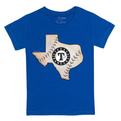Texas Rangers Tiny Turnip Youth State Outline T-Shirt | MLB Near me