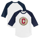 Cleveland Guardians Tiny Turnip Youth Stitched Baseball 3/4-Sleeve Raglan T-Shirt | MLB Sale