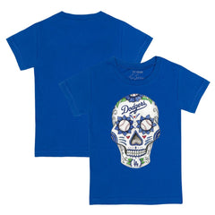 Los Angeles Dodgers Tiny Turnip Youth Sugar Skull T-Shirt | MLB New