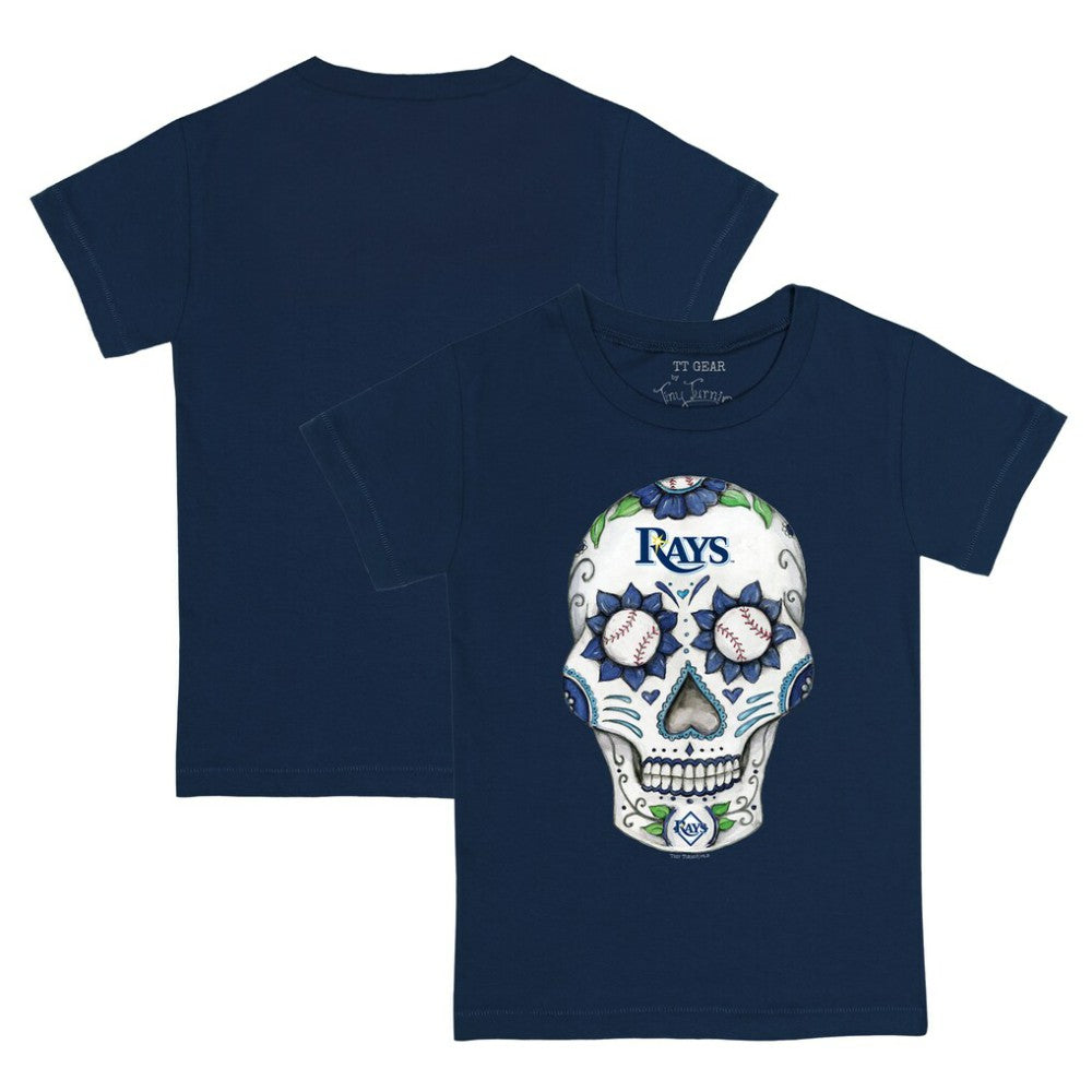 Tampa Bay Rays Tiny Turnip Youth Sugar Skull T-Shirt | MLB Outlet