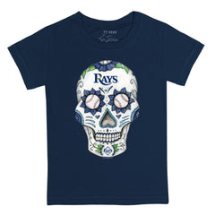 Tampa Bay Rays Tiny Turnip Youth Sugar Skull T-Shirt | MLB Outlet
