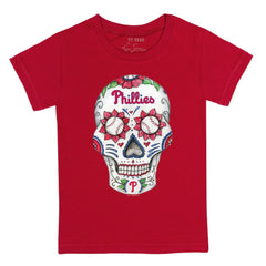 Philadelphia Phillies Tiny Turnip Youth Sugar Skull T-Shirt | MLB Discount