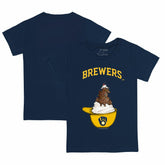 Milwaukee Brewers Tiny Turnip Youth Sundae Helmet T-Shirt | MLB Outlet